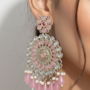 Lavender Drop Earrings - joshifashion.com