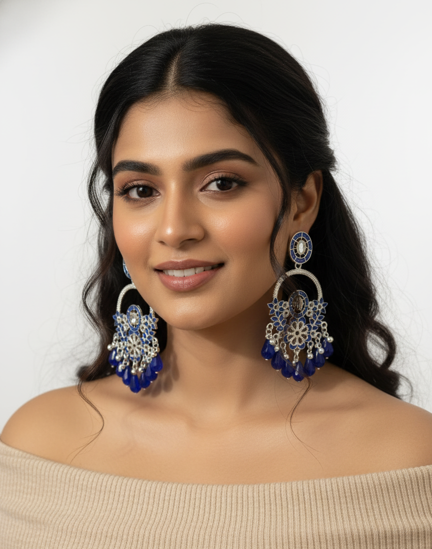 Meenakari Work Earring - joshifashion.com