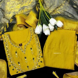 Kurti Plazzo With Dupatta - joshifashion.com