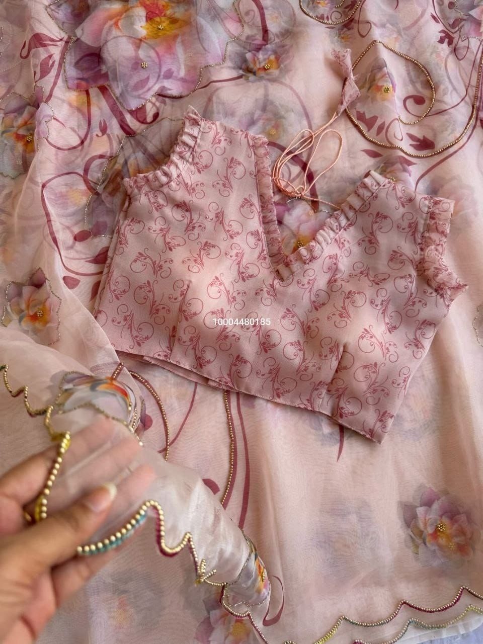 Organza Digital Saree - joshifashion.com