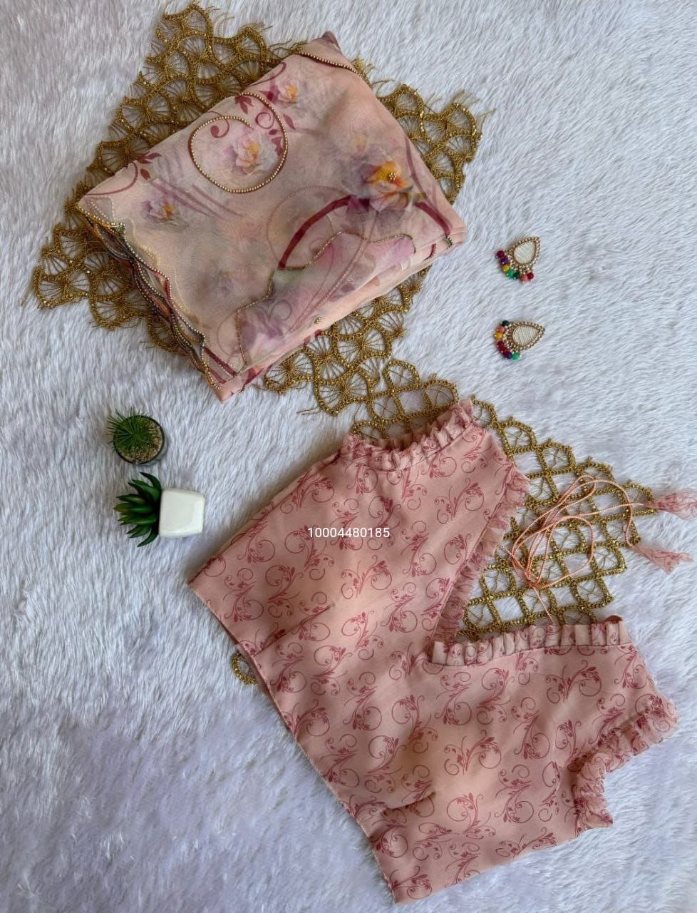 Organza Digital Saree - joshifashion.com