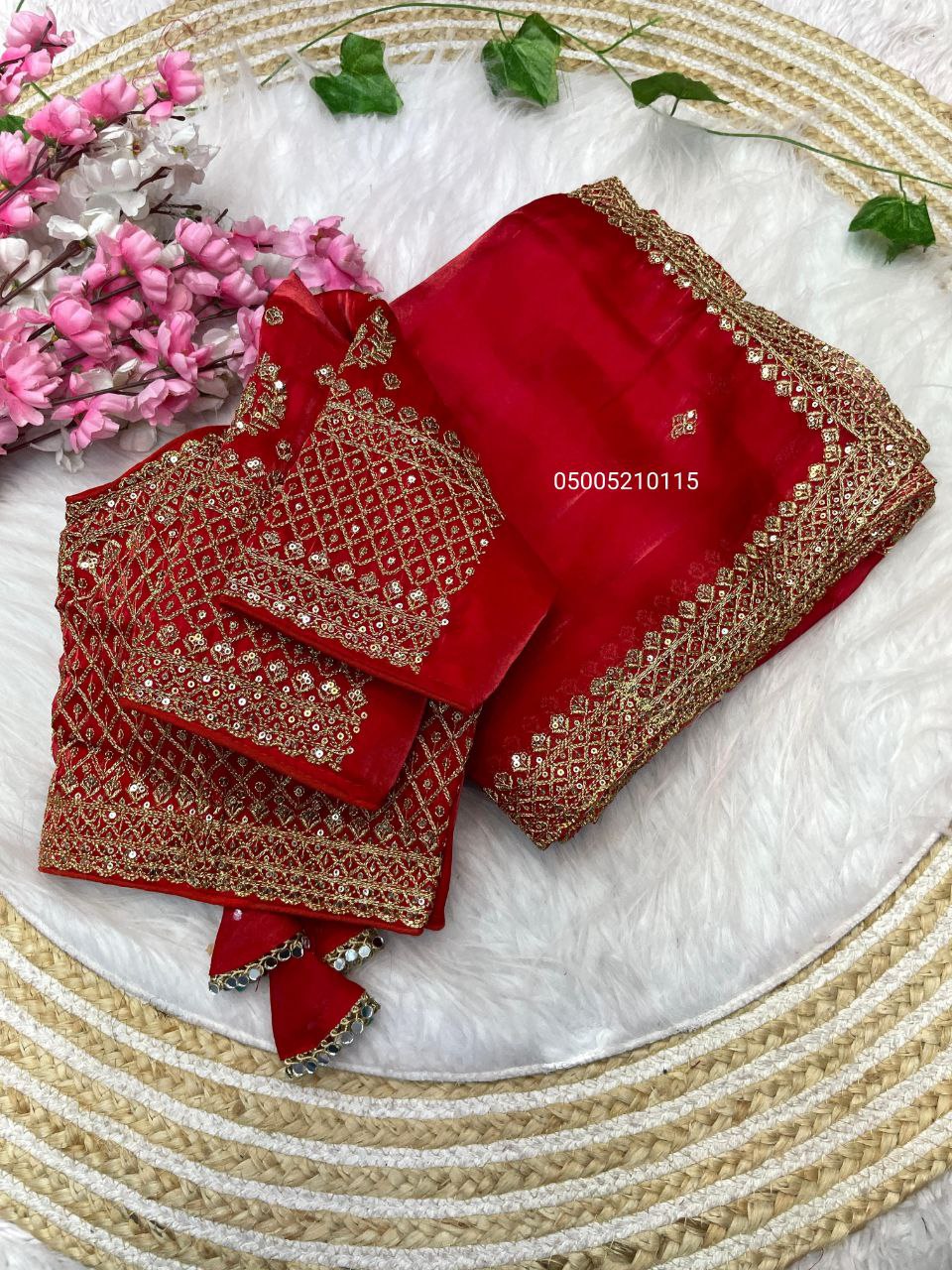 Pure Zimmy Choo Satin Saree - joshifashion.com