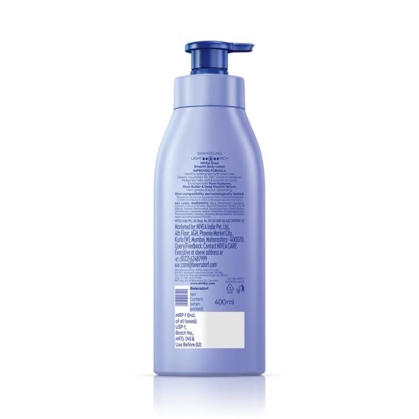 NIVEA Shea Smooth Body Lotion 400ml - Image 4