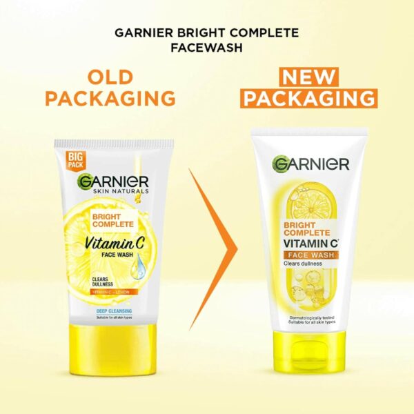 Garnier Bright Complete Vitamin C Face Wash - Image 2