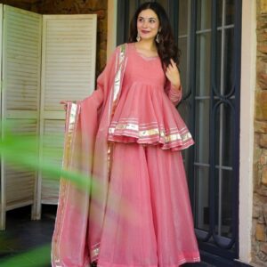 Shimmering Petal Suit Set - joshifashion.com