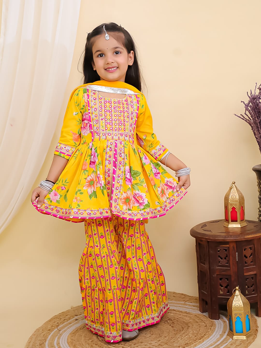 Girls Sharara Set - joshifashion.com