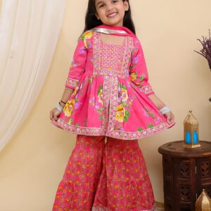Girls Sharara Set - joshifashion.com