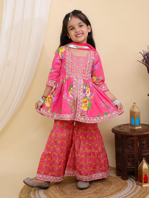 Girls Sharara Set - joshifashion.com