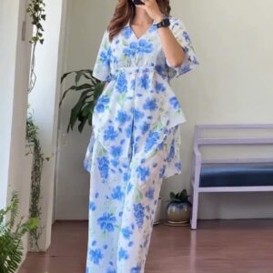 Senorita Luxury 2 Pc Coord Set for Women – Soft Chiffon Top & Pant