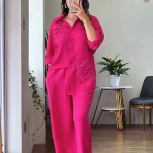 Rihana Luxury 2 Pc Coord Set – Shirt & Pant