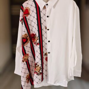 Pamela Luxury Pleated Coord Set – Elegant Pleated Top and Pant