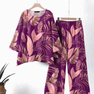 Pure Cotton Printed Top & Plazo Co-ord Set