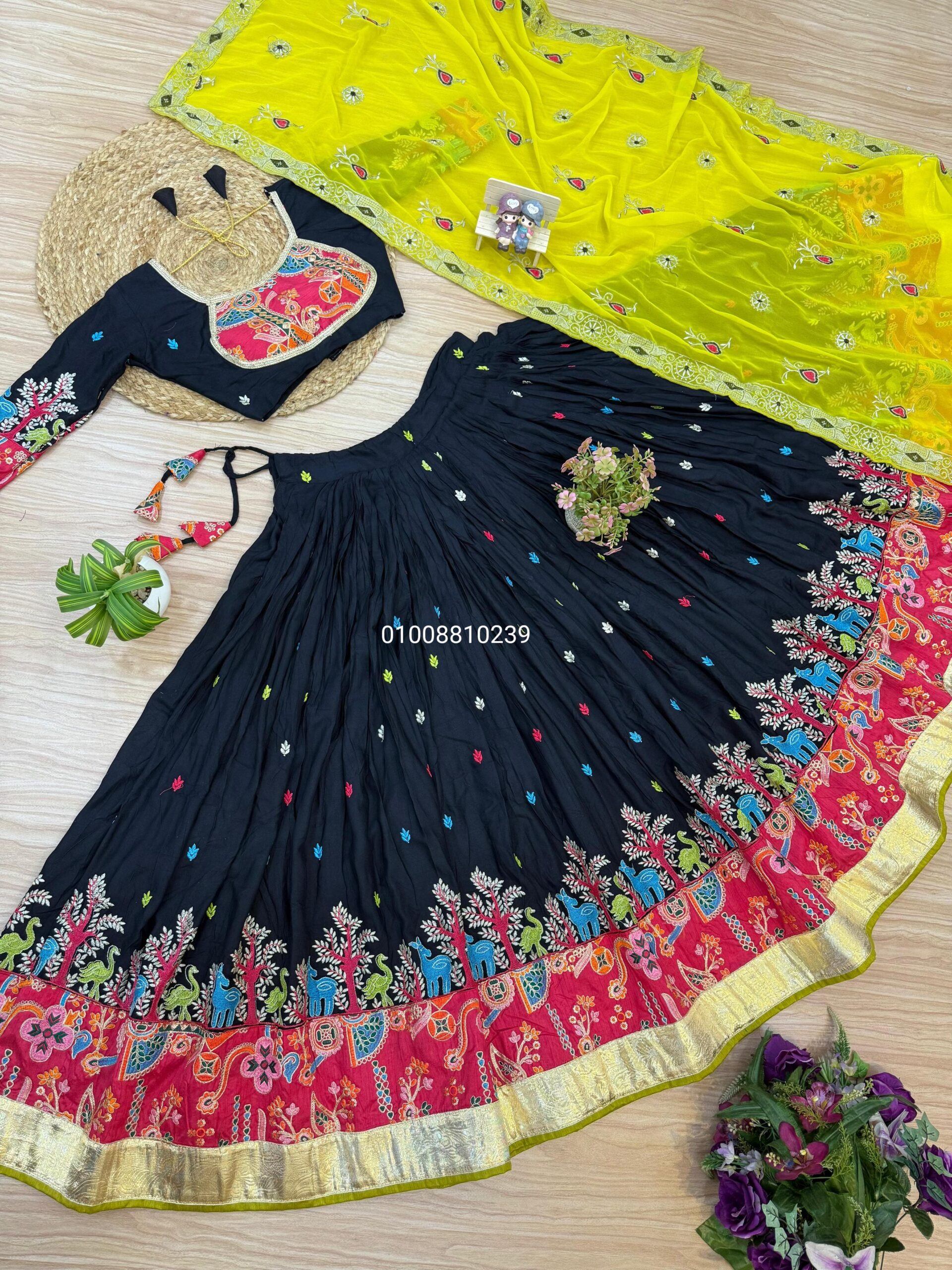 Royal Radiance Embroidered Lehenga Choli - Image 4