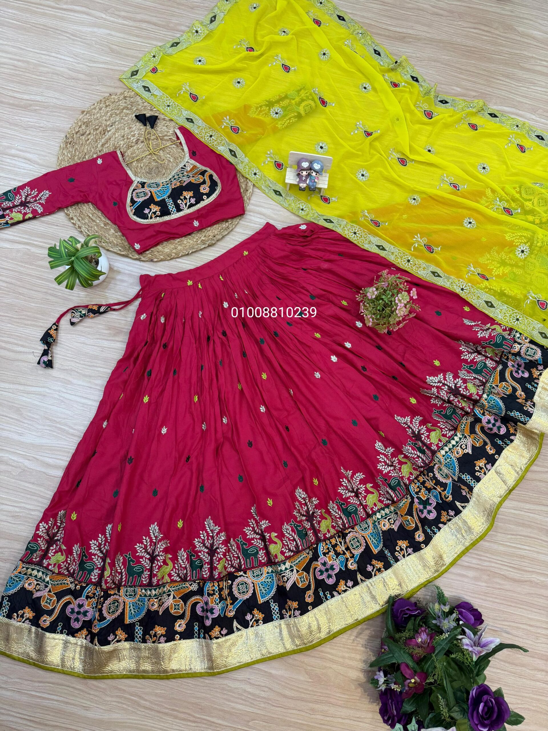 Royal Radiance Embroidered Lehenga Choli - Image 3