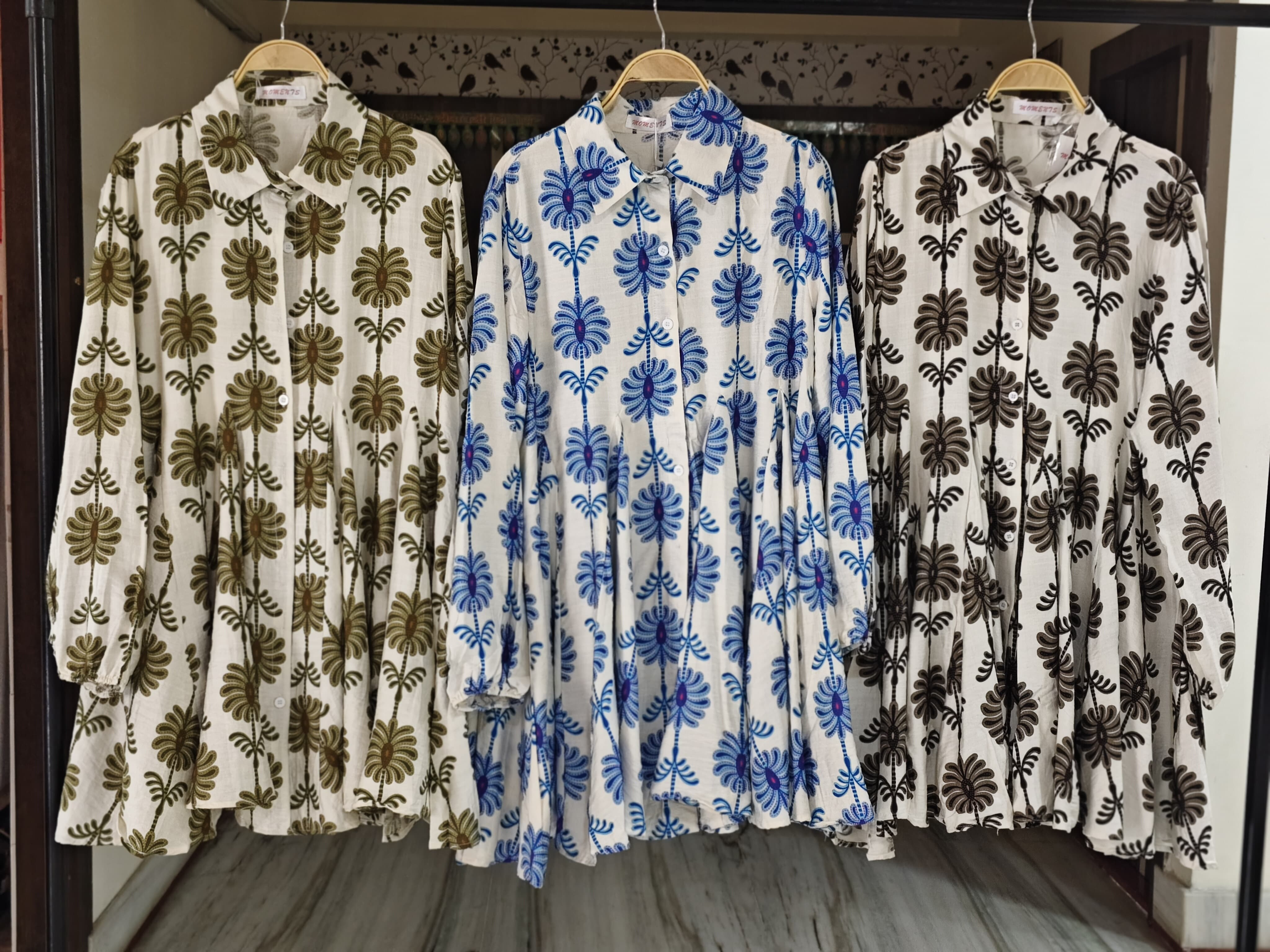 Lily Luxury Cotton Dress with Belt - Image 3