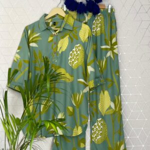 Floral Print Rayon Co-ord Set