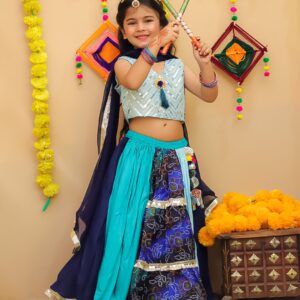 Dandiya Special Girls Lehenga Set – Sibling Launch