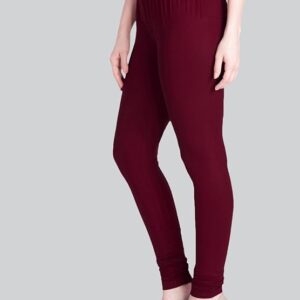Lyra Women’s Maroon Churidar Leggings – Free Size Ethnic Wear