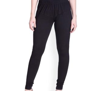 Lyra Women’s Black Churidar Leggings – Free Size Ethnic Wear