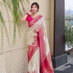 Premium Banarasi Soft Silk Zari Saree